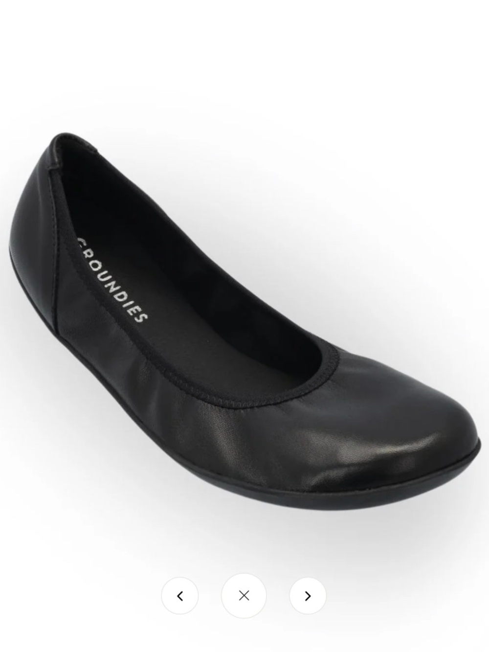 Groundies Lily Classic Leather Ballet Flat